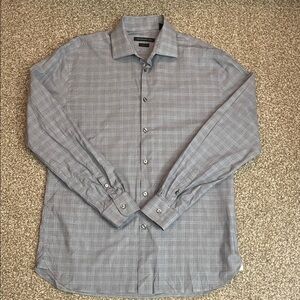 John Varvatos Men’s Plaid Dress Shirt